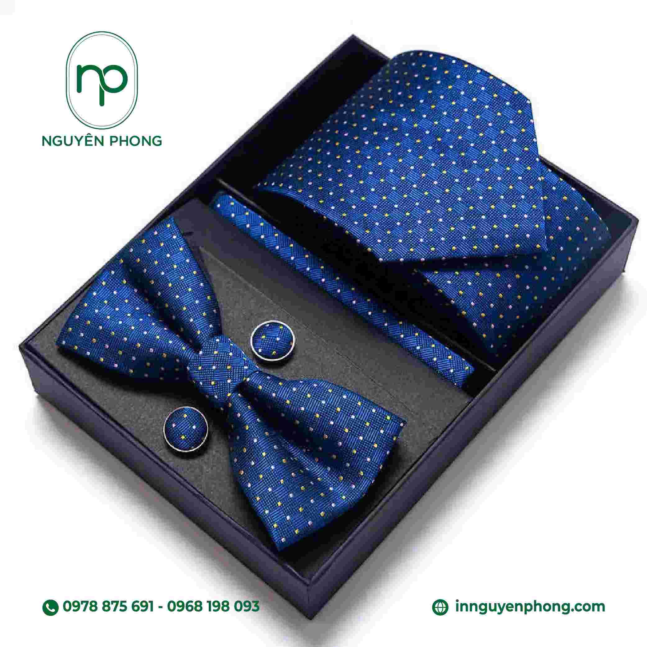 In hộp đựng cà vạt đẹp, sang trọng 